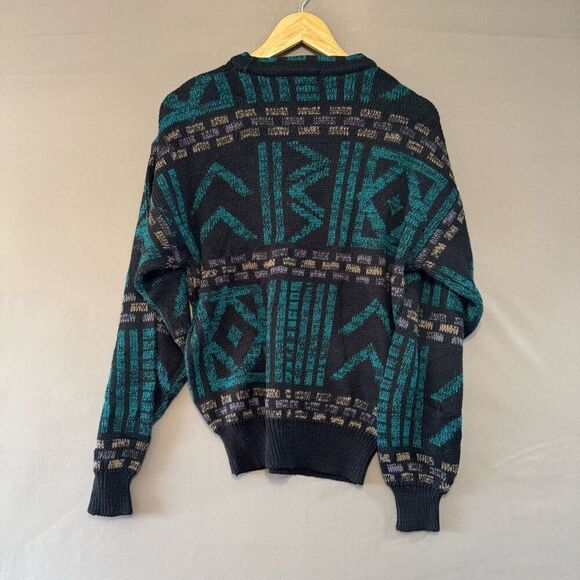 Cambridge Classics Men’s Multicolored Sweater Size Medium 100% Acrylic - Picture 4 of 9